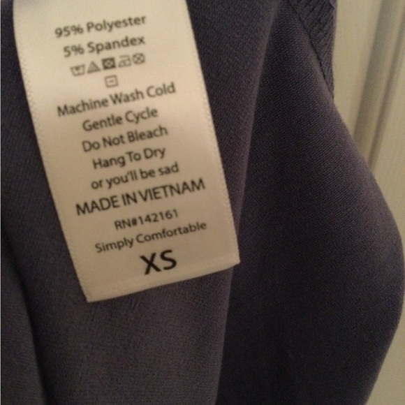 Lularoe NWOT XS Solid Blue High-low Carly Dress - Picture 2 of 2